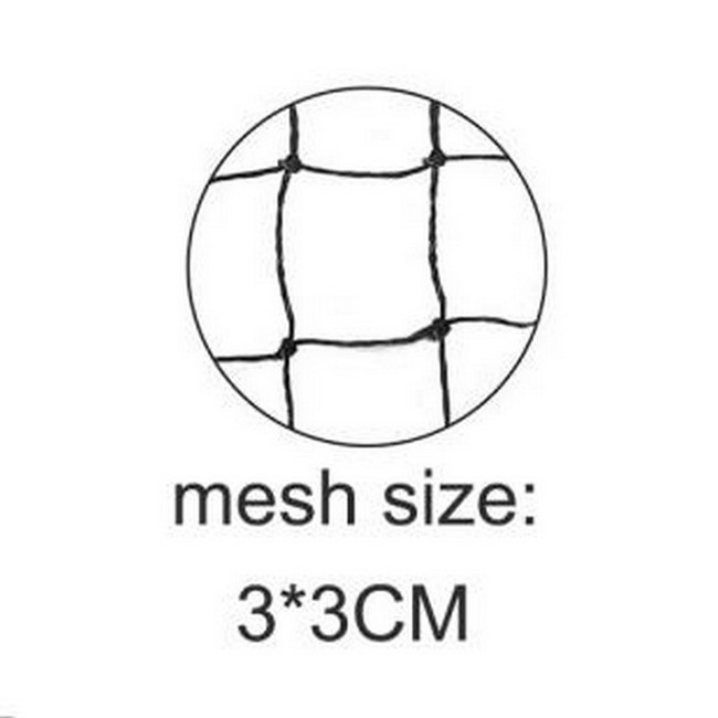 3m×2m cat protection net extreme tear proof and bite resistant 30mm mesh size black 7