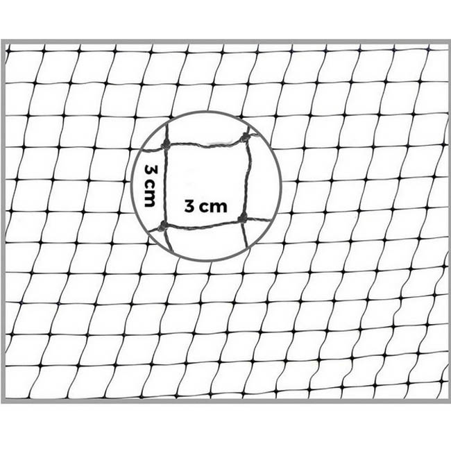 8m×3m cat protection net extreme tear proof and bite resistant 30mm mesh size 7