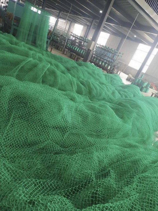 china high quality pe/hdpe+uv material green blue fishing net 7a